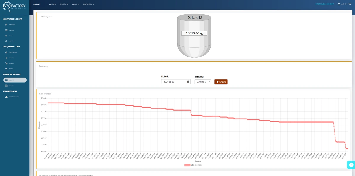 Ekran-4-Raport-z-poboru-dla-wybranego-silosu Ekran 4: Raport z poboru dla wybranego silosu.